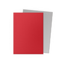 Matte Dual Standard Sleeves (Crimson & Silver) | Dragon Shield
