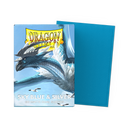 Matte Dual Standard Sleeves (Sky Blue & Silver) | Dragon Shield