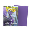 Matte Dual Standard Sleeves (Nebula & Silver) | Dragon Shield
