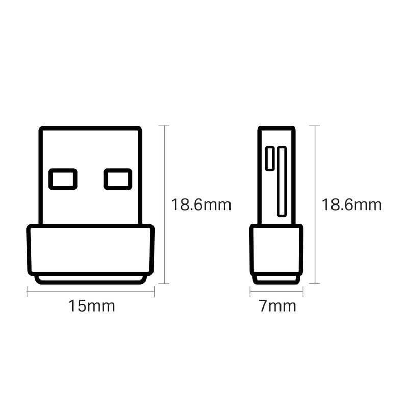 Archer T2U Nano AC600 Nano Wireless USB Adapter