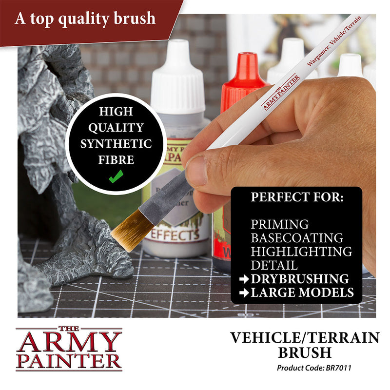 The Army Painter Wargamer Brush: Vehicle/Terrain