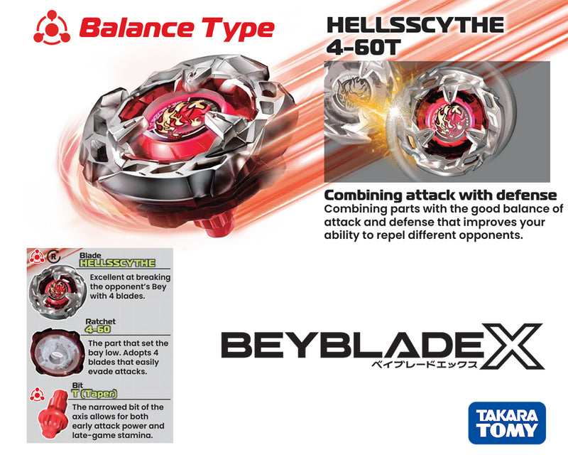 BX-02 Starter Hells Scythe 4-60T | Beyblade X