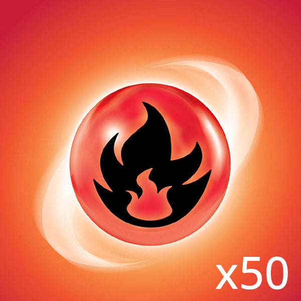 50x Basic Fire Energy | Pokemon TCG