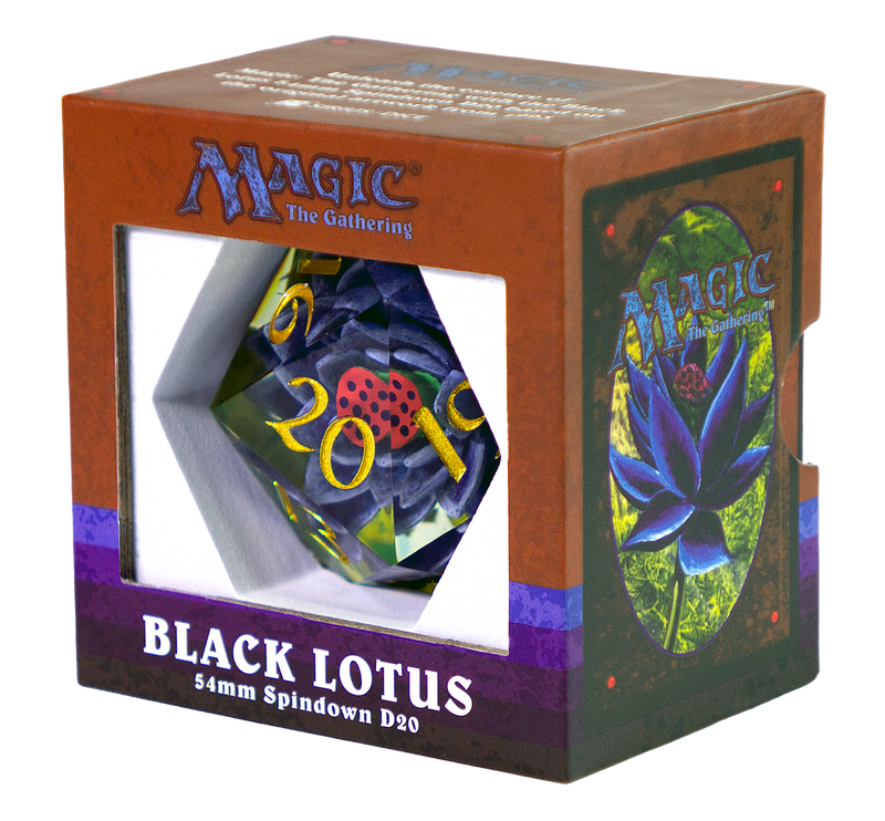 Black Lotus Spindown 54mm D20 | Sirius Dice