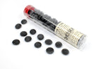 Frosted Black Glass Stones Tube | Chessex