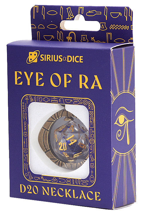 Eye of Ra D20 Necklace | Sirius Dice