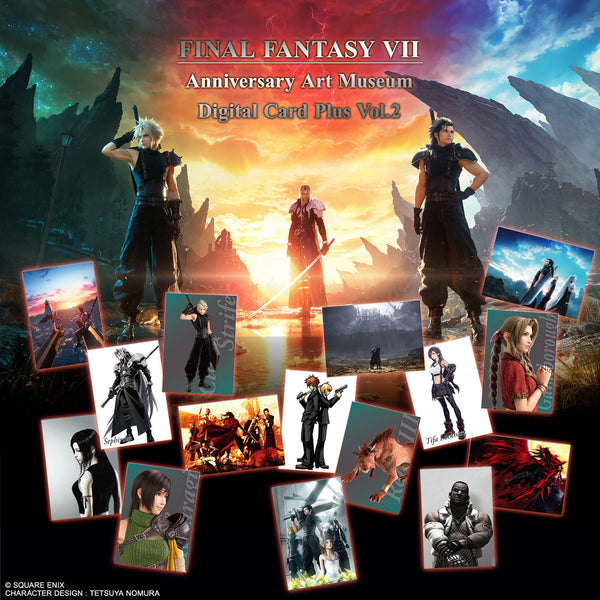 Final Fantasy VII Anniversary Art Museum Digital Card Plus Vol. 2 Display (20) | Final Fantasy TCG