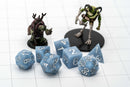 Sharp Edge Silicone Rubber Dice Set: Glacial Debris