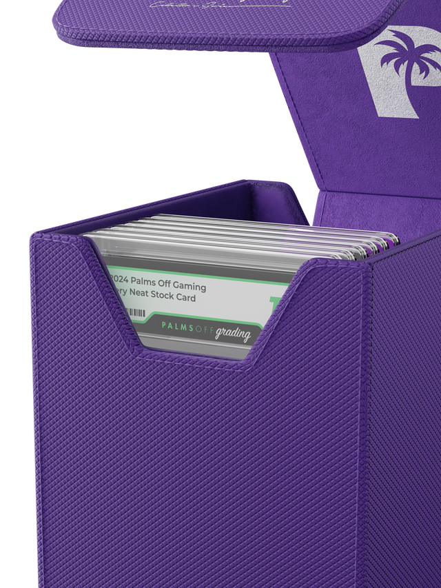 Collector's Series Graded Card Case 2.0 (Small - Purple) | Palms Off