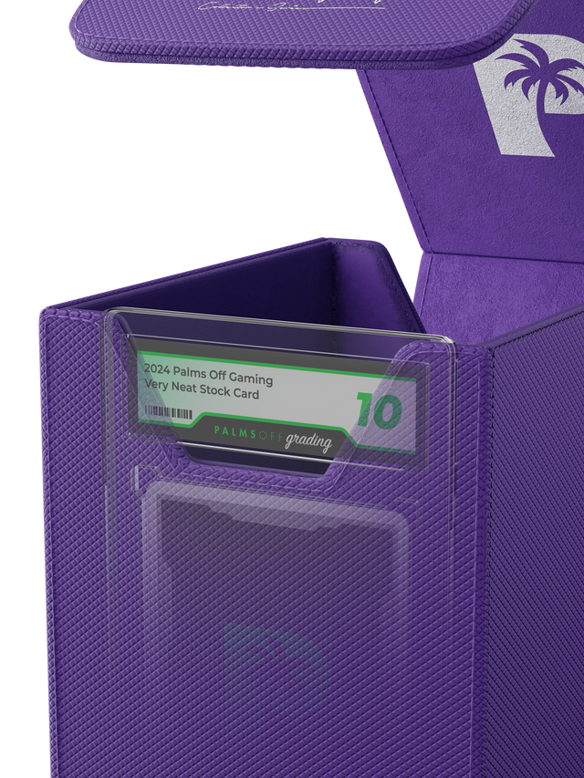 Collector's Series Graded Card Case 2.0 (Small - Purple) | Palms Off