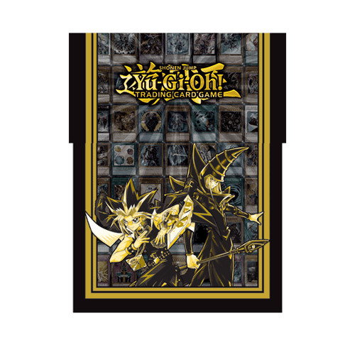 yugioh golden duelist collection card sleeves Yu-Gi-Oh! Gold Pride Accessories  Konami Yugi Muto along with his ace monster Dark Magician in gleaming gold Yu-Gi-Oh! TCG Accessories