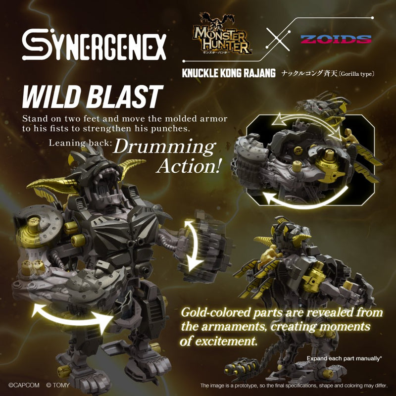 Monster Hunter x Zoids - Knuckle Kong Rajang | 1/35 Scale