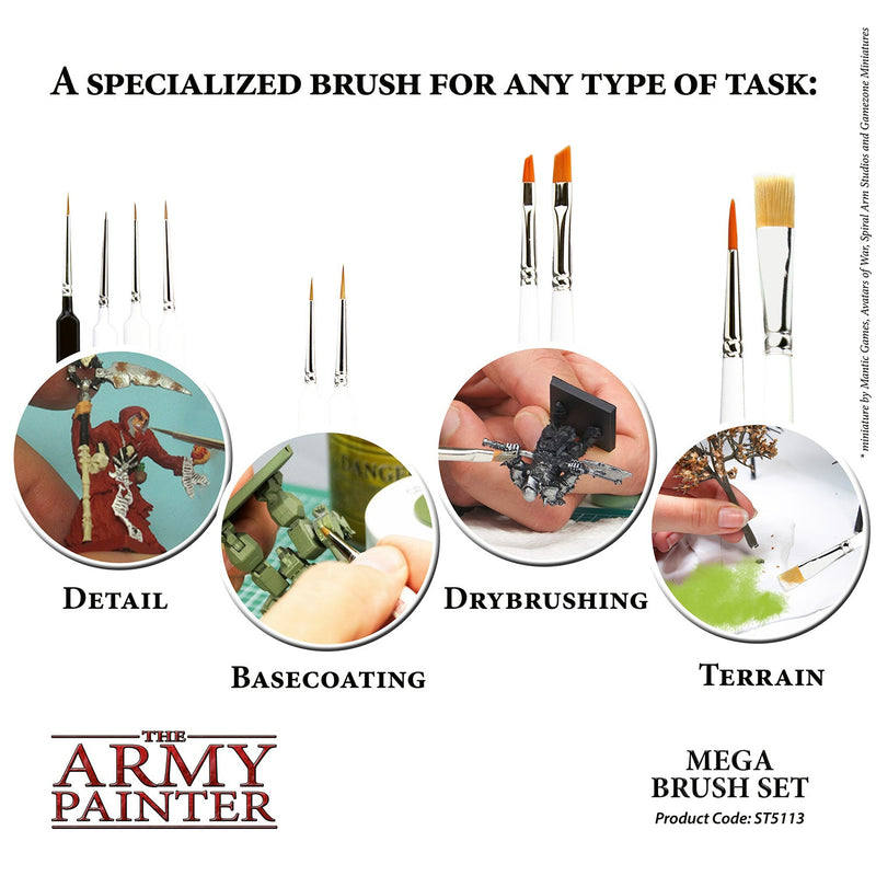 The Army Painter Mega Brush Set