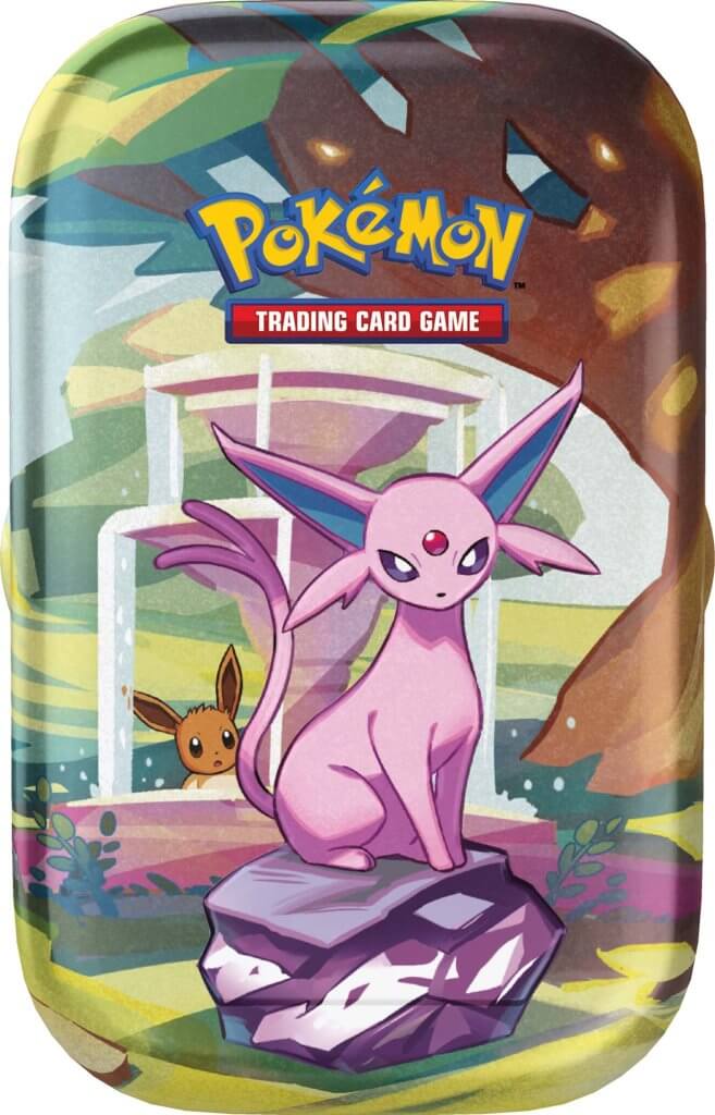 Prismatic Evolutions Mini Tin (Espeon) | Pokemon TCG