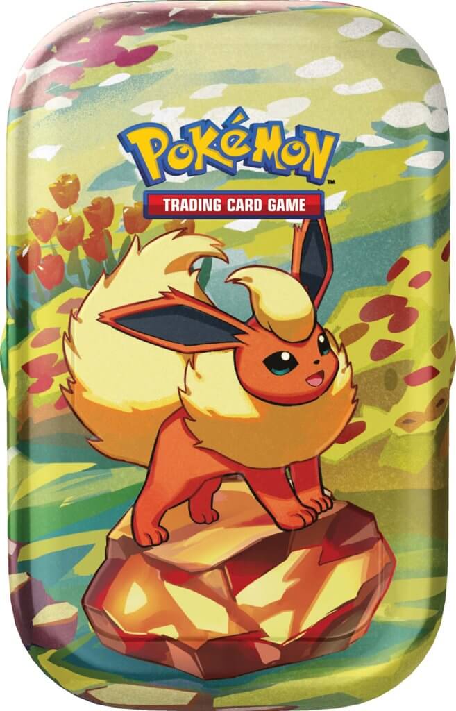 Prismatic Evolutions Mini Tin (Flareon) | Pokemon TCG