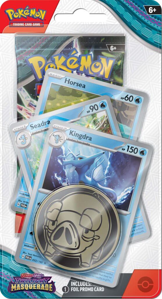 Twilight Masquerade Premium Checklane Blister (Kingdra) | Pokemon TCG