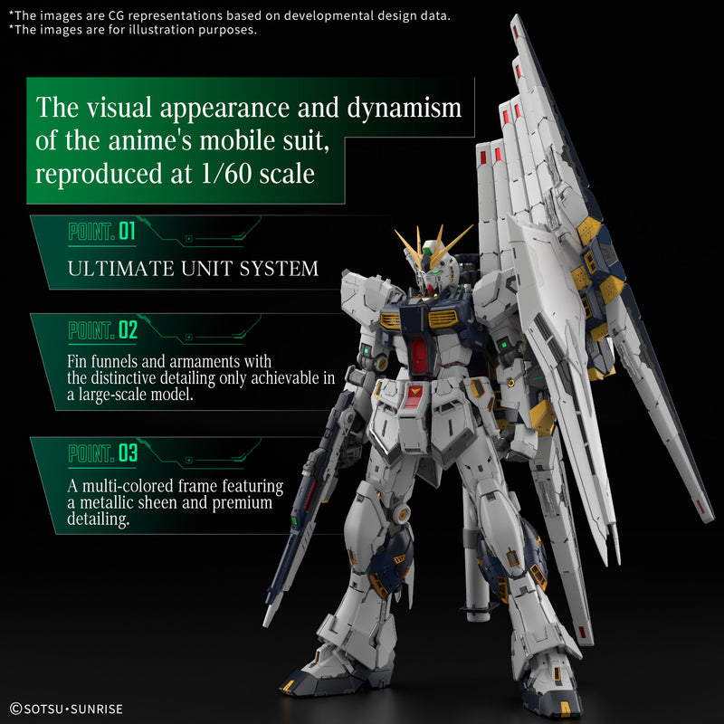 Nu Gundam | PG Unleashed 1/60
