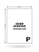 Premium Over Sleeves Standard Size (Clear) | Palms Off
