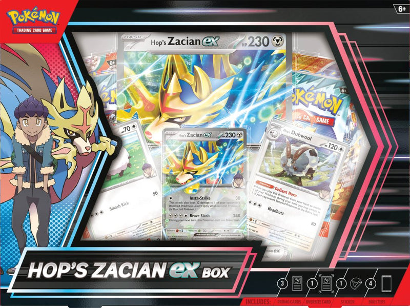 Hop's Zacian ex Box | Pokemon TCG