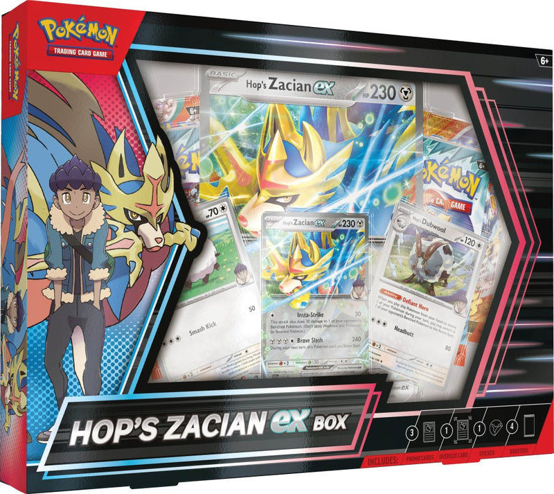 Hop's Zacian ex Box | Pokemon TCG