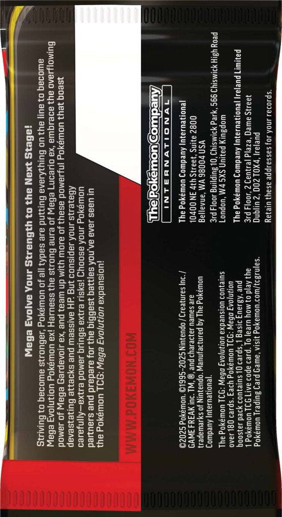 Mega Evolutions Enhanced Booster Pack | Pokemon TCG