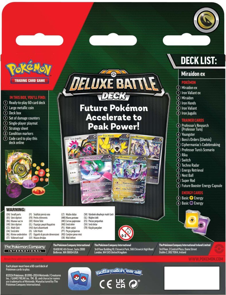 Miraidon ex Deluxe Battle Deck | Pokemon TCG