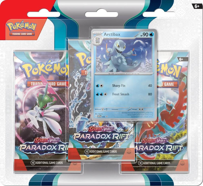 Paradox Rift 3-Pack Blister (Arctibax) | Pokemon TCG