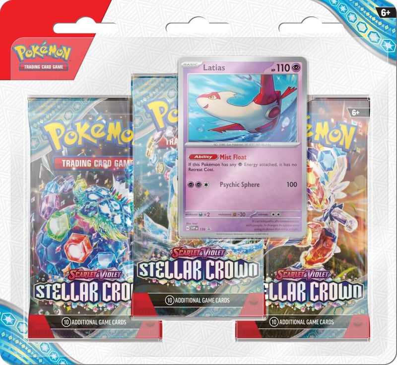 Stellar Crown 3-Pack Blister (Latias) | Pokemon TCG