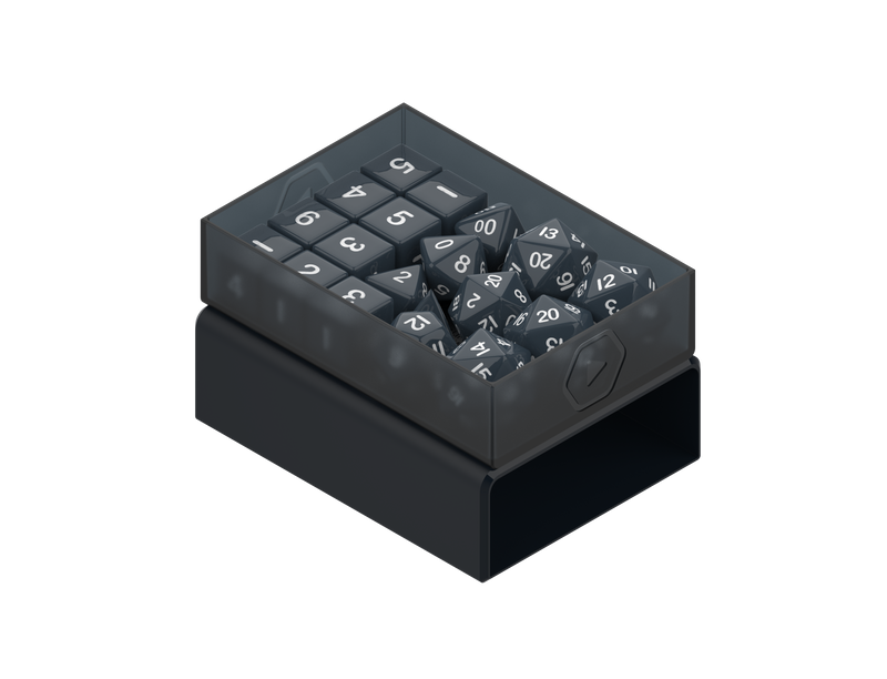 RNG Dicebox - Warlock Black