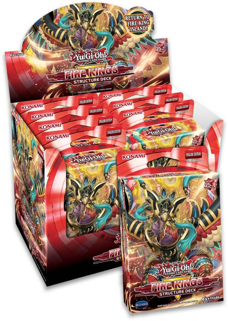 Structure Deck: Fire Kings Display (8) | Yu-Gi-Oh! TCG