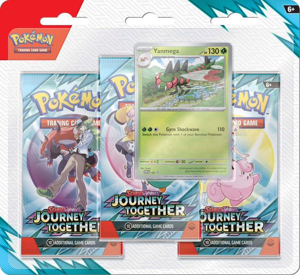 Journey Together 3-Pack Blister (Yanmega) | Pokemon TCG