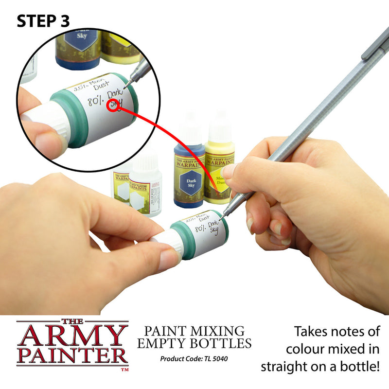 The Army Painter Paint Mixing Empty Bottles