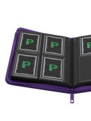 Collector's Series Top Loader Zip Binder - 4 Pocket (Purple) | Palms Off