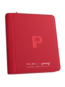 Collector's Series Top Loader Zip Binder - 4 Pocket (Red) | Palms Off
