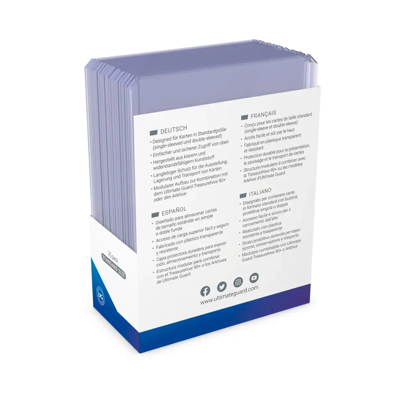 Card Covers Toploading (25) - 35 pt | Ultimate Guard