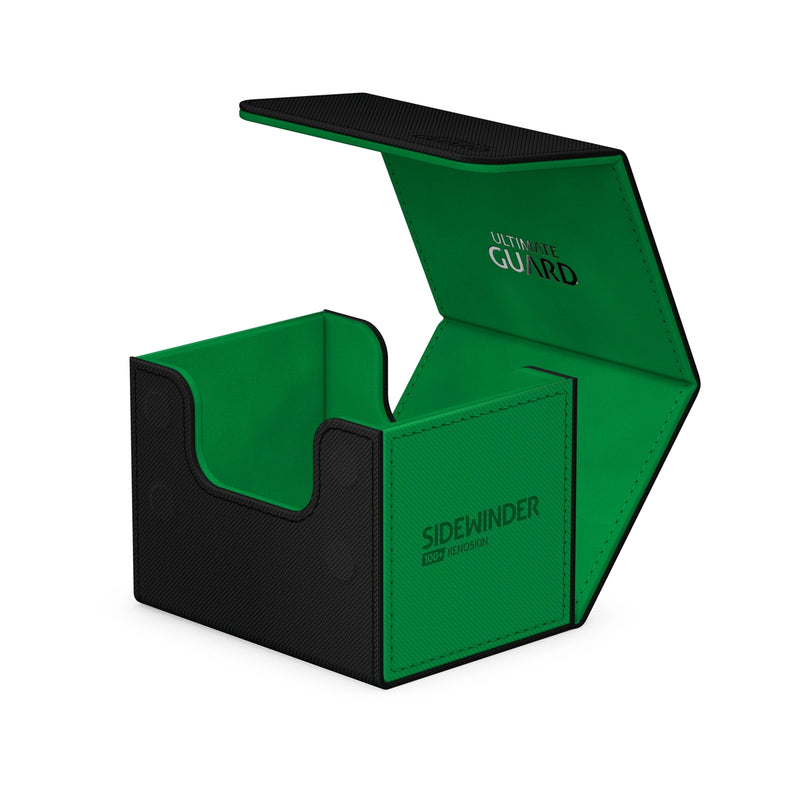 Sidewinder 100+ Xenoskin SYNERGY (Black/Green) | Ultimate Guard