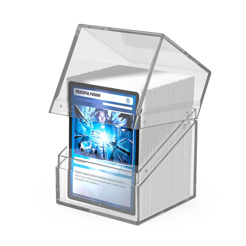 Boulder 100+ Deck Case (Transparent) | Ultimate Guard