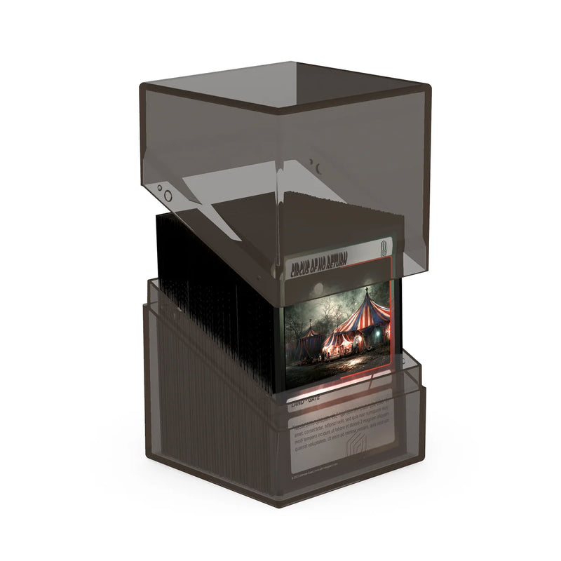 Boulder 100+ Deck Case (Clear - Onyx) | Ultimate Guard