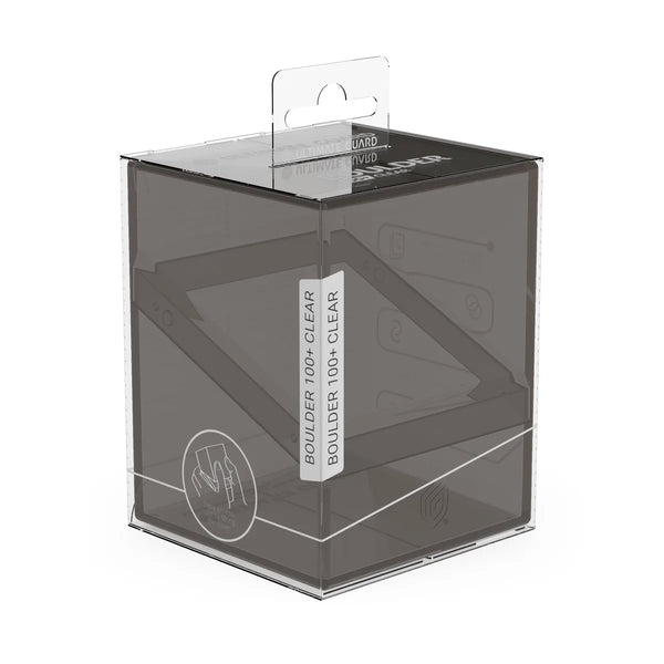 Boulder 100+ Deck Case (Clear - Onyx) | Ultimate Guard