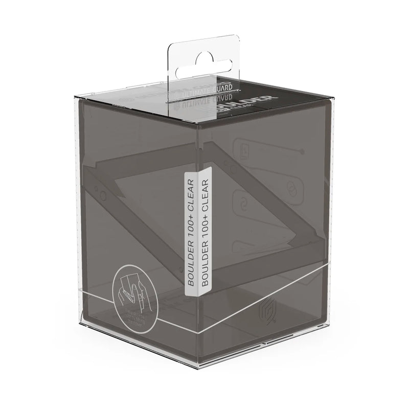 Boulder 100+ Deck Case (Clear - Onyx) | Ultimate Guard
