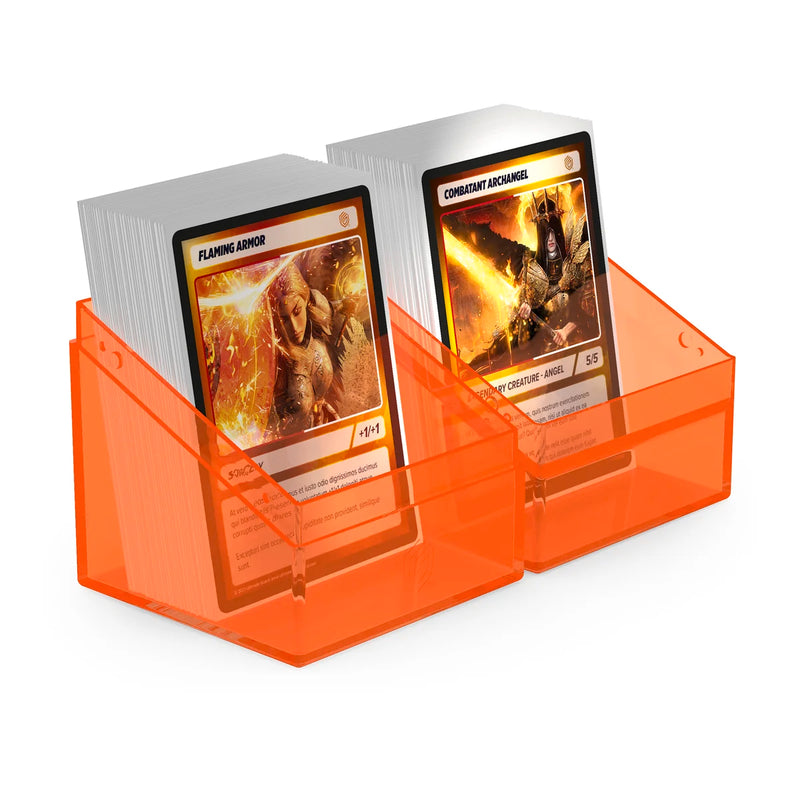 Boulder 100+ Deck Case (Clear - Poppy Topaz) | Ultimate Guard