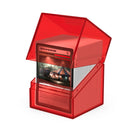 Boulder 100+ Deck Case (Clear - Ruby) | Ultimate Guard