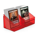 Boulder 100+ Deck Case (Clear - Ruby) | Ultimate Guard