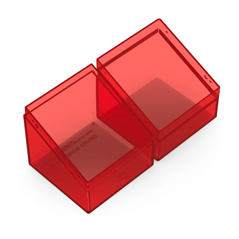 Boulder 100+ Deck Case (Clear - Ruby) | Ultimate Guard