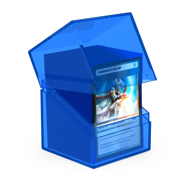 Boulder 100+ Deck Case (Clear - Sapphire) | Ultimate Guard