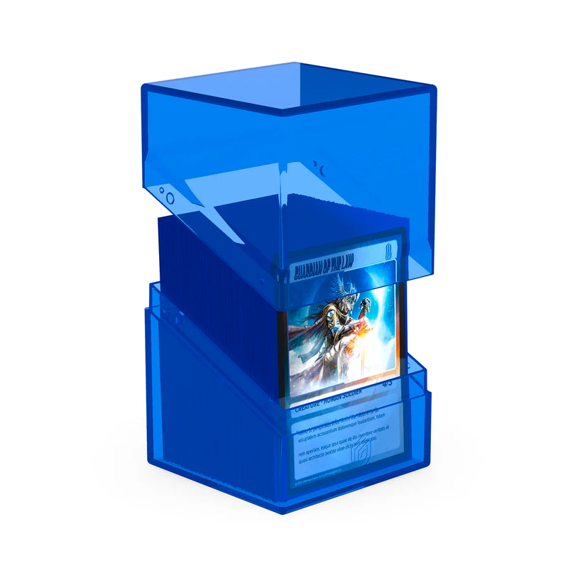 Boulder 100+ Deck Case (Clear - Sapphire) | Ultimate Guard