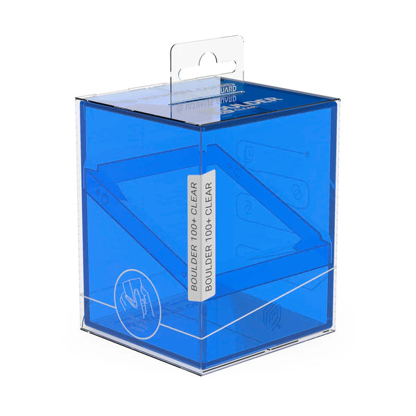 Boulder 100+ Deck Case (Clear - Sapphire) | Ultimate Guard
