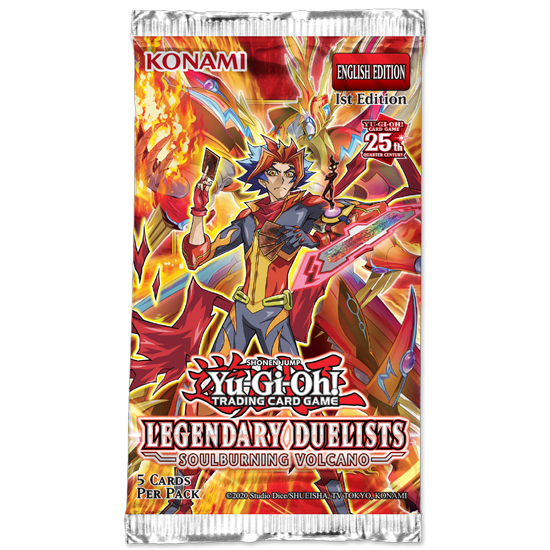 Legendary Duelists: Soulburning Volcano Booster Pack | Yu-Gi-Oh! TCG