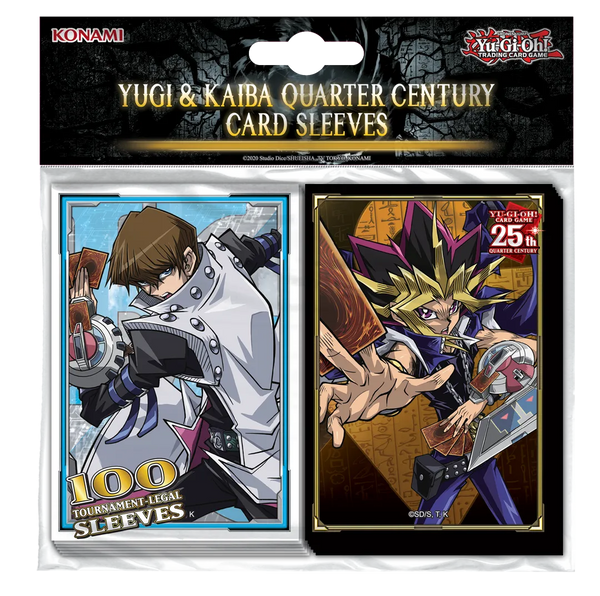Yugi & Kaiba Quarter Century Card Sleeves | Yu-Gi-Oh! TCG
