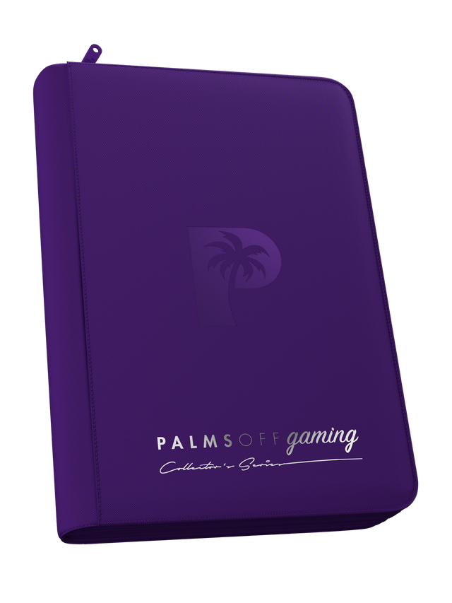 Collector's Series 4 Pocket Zip Binder (Purple) | Palms Off
